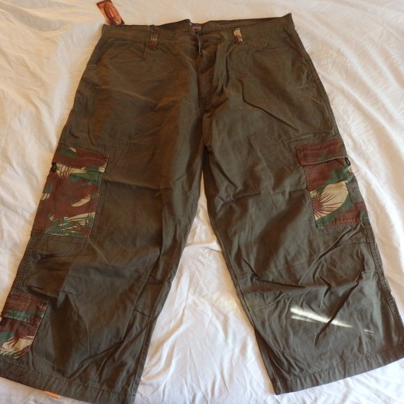 Prince LLC Original Mens Camo Long Cargo Shorts - Picture 8 of 11